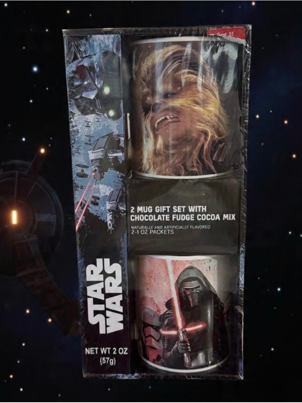 Star Wars Mug Set with Cocoa Mix
